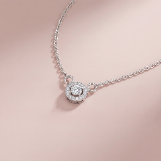 Silver White Stone With Chain Mangalsutra