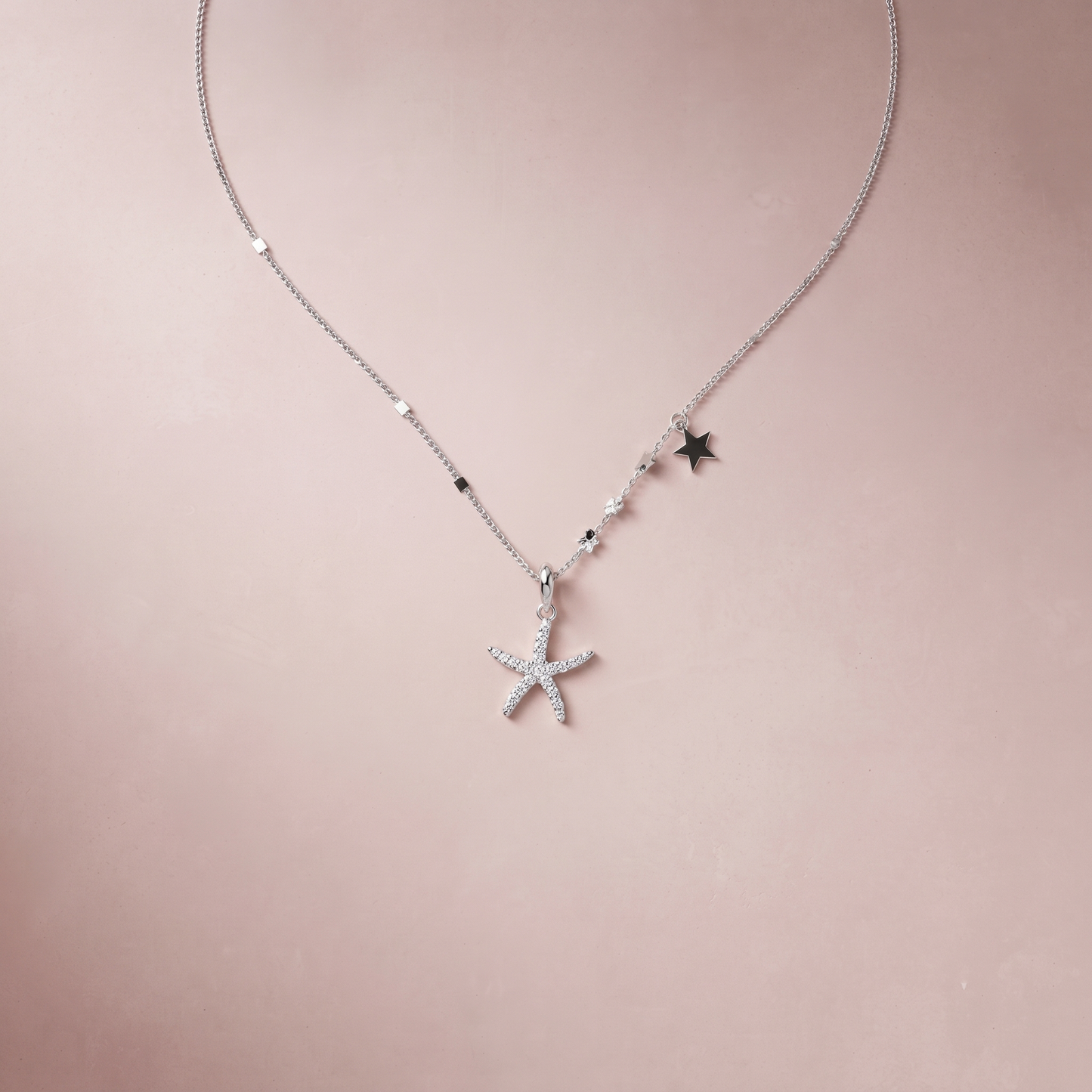 Silver Starfish Pendant