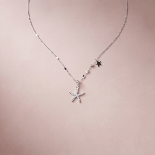 Silver Starfish Pendant