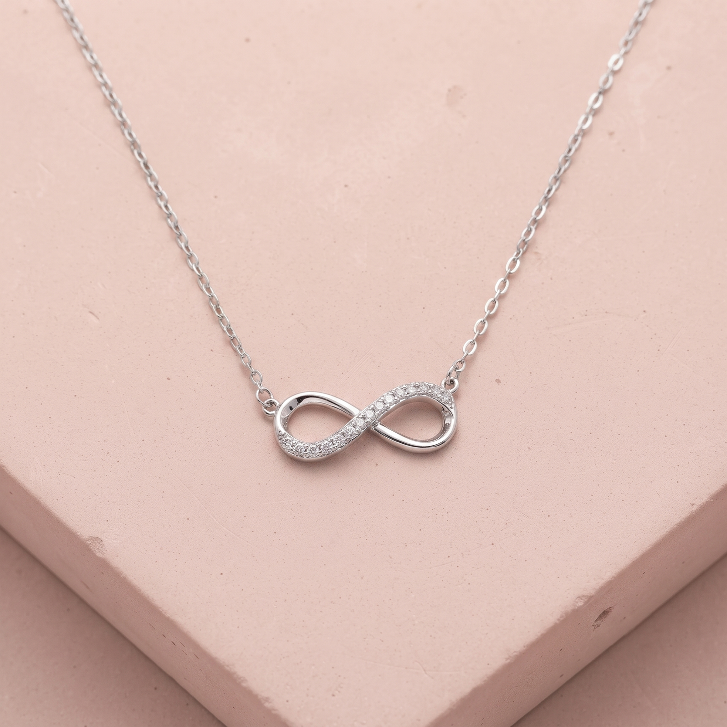 Silver Minimalist Eternal Necklace