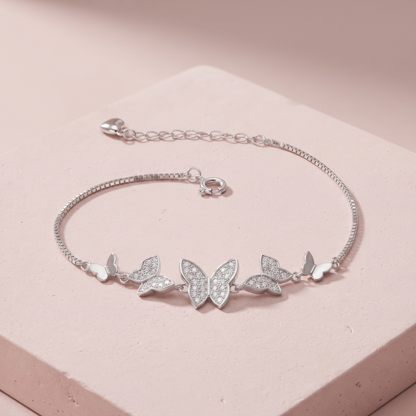 Silver Flight of Fancy Bracelet