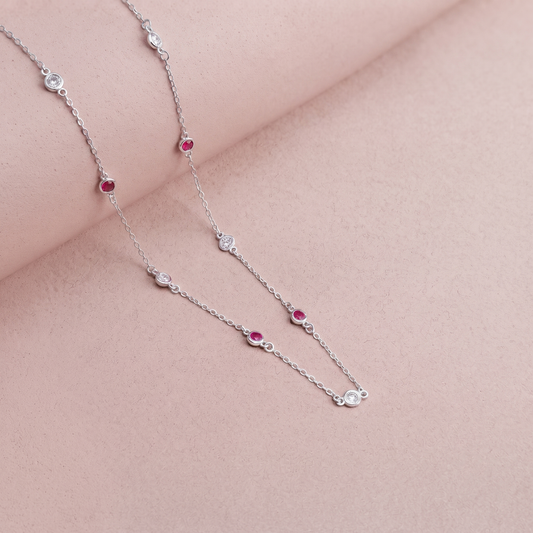 Silver Dewdrop Necklace