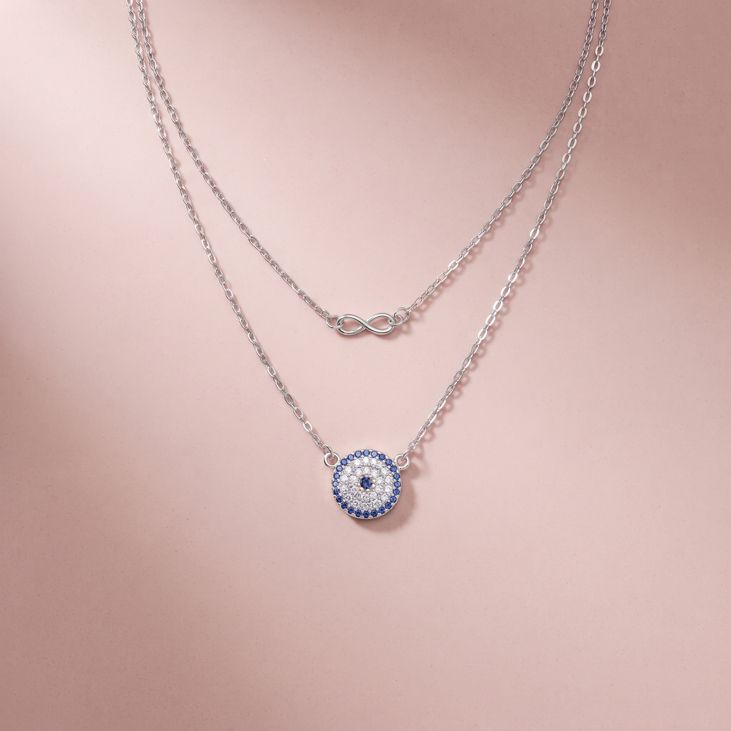 Silver Eternal Protection Necklace