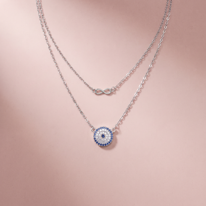 Silver Eternal Protection Necklace