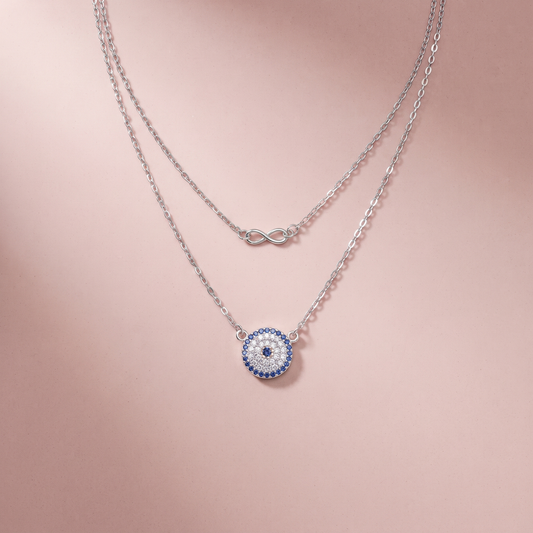 Silver Eternal Protection Necklace