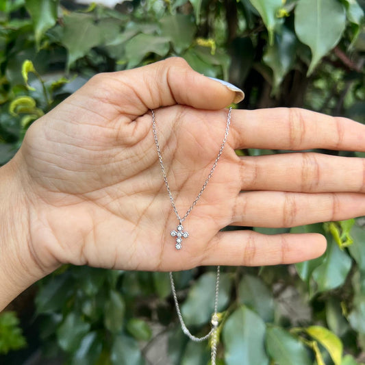 Silver Cross Necklace