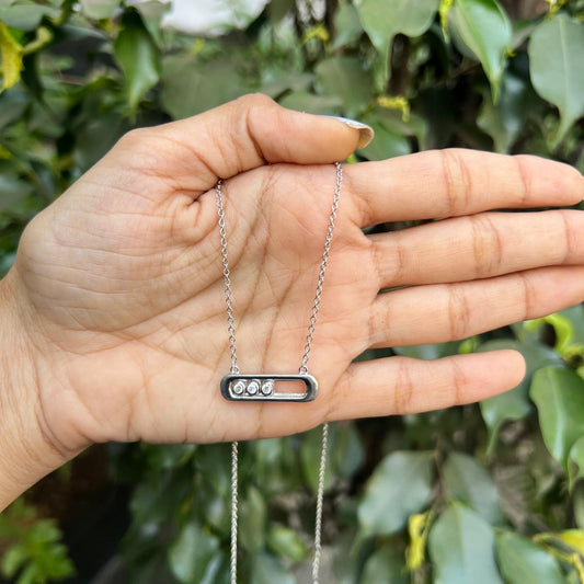 Silver Momentum Necklace