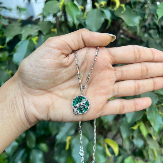Silver Panther Necklace