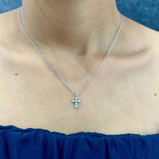Silver Cross Necklace