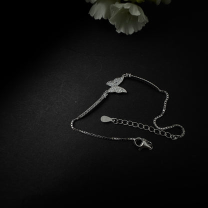 Silver Butterfly Bracelet