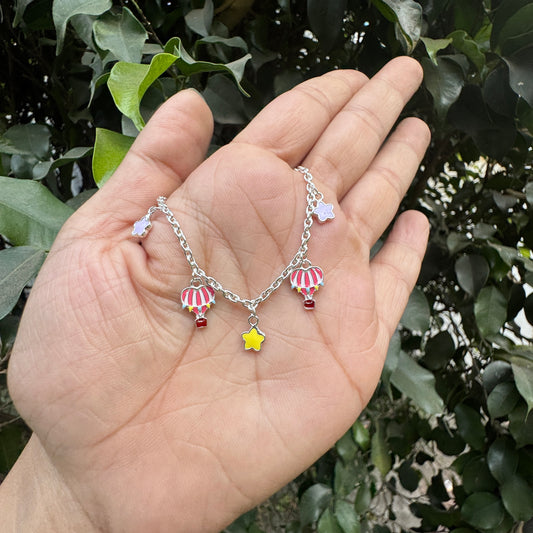 Silver Twinkle & Fly Baby Bracelet