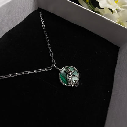 Silver Panther Necklace