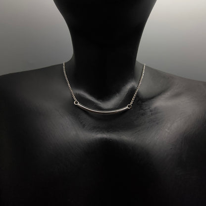 Silver Arc Necklace