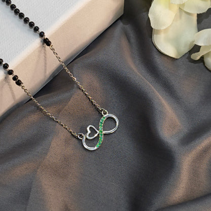 Silver Infinity Chain Mangalsutra
