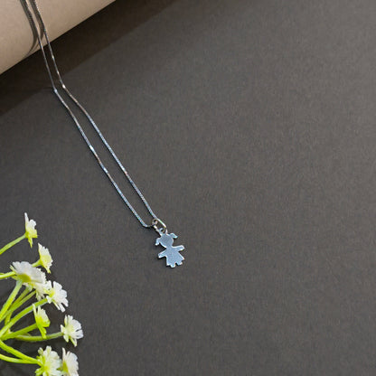 Silver Little Girl Pendant