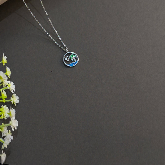 Silver Island Pendant
