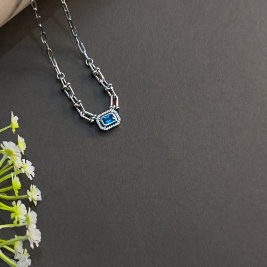 Silver Azure Pendant