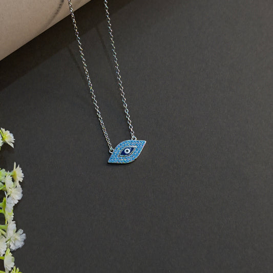 Silver Evil Eye Pendant
