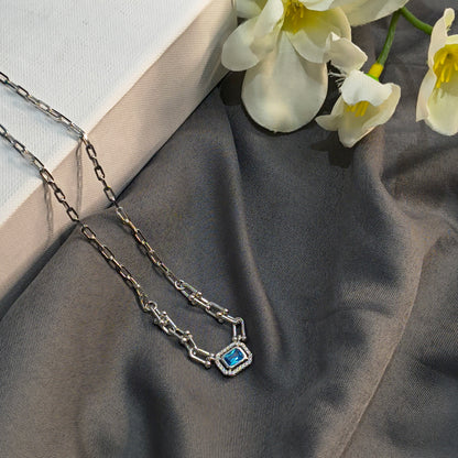 Silver Azure Pendant