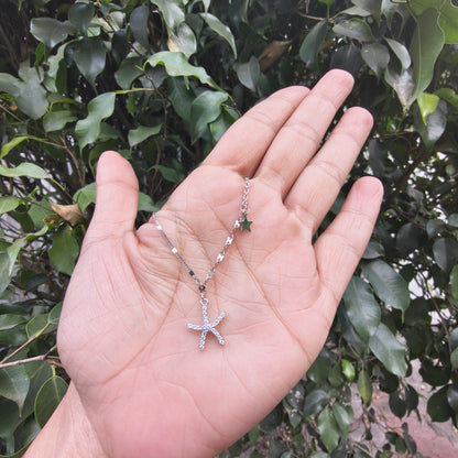 Silver Starfish Pendant