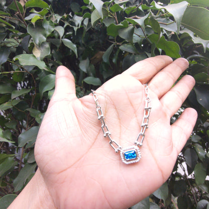 Silver Azure Pendant