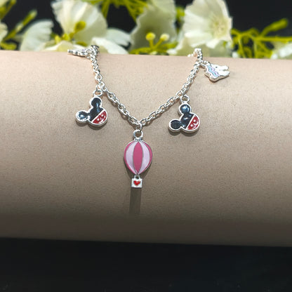 Silver  Disney Adventure Baby Bracelet