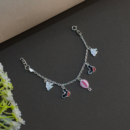 Silver  Disney Adventure Baby Bracelet