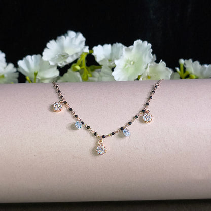 Rose Gold Plated Silver Starlight Charm Bracelet