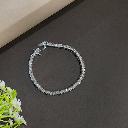 Silver Rivera Tennis Bracelet