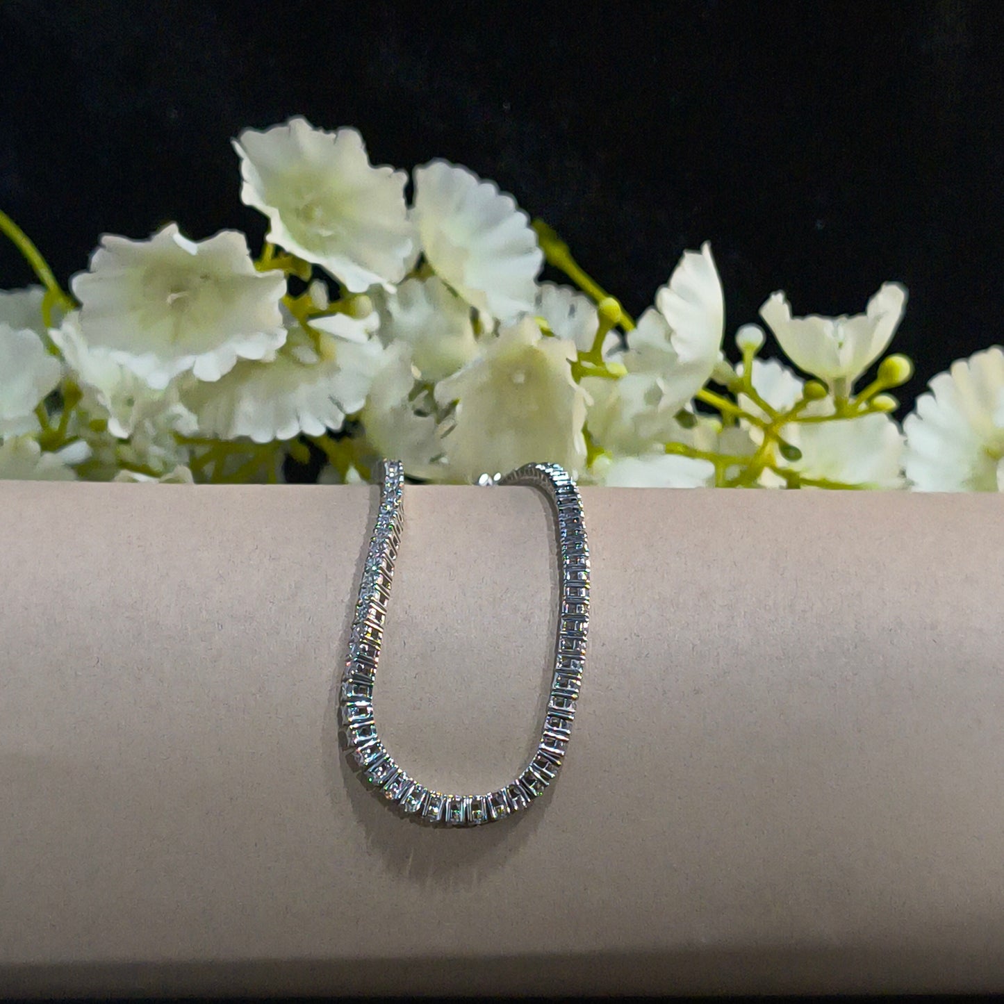 Silver Signature Tennis Bracelet