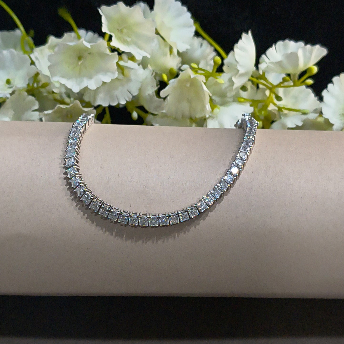 Silver Rivera Tennis Bracelet