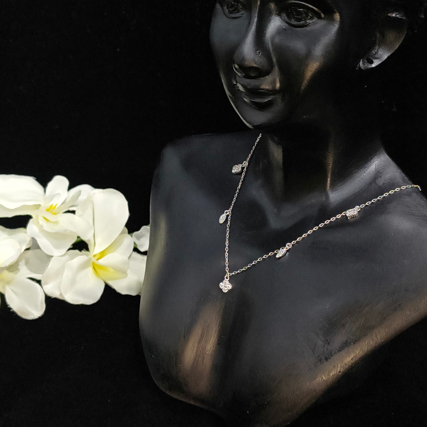 Silver Botanical Pendant