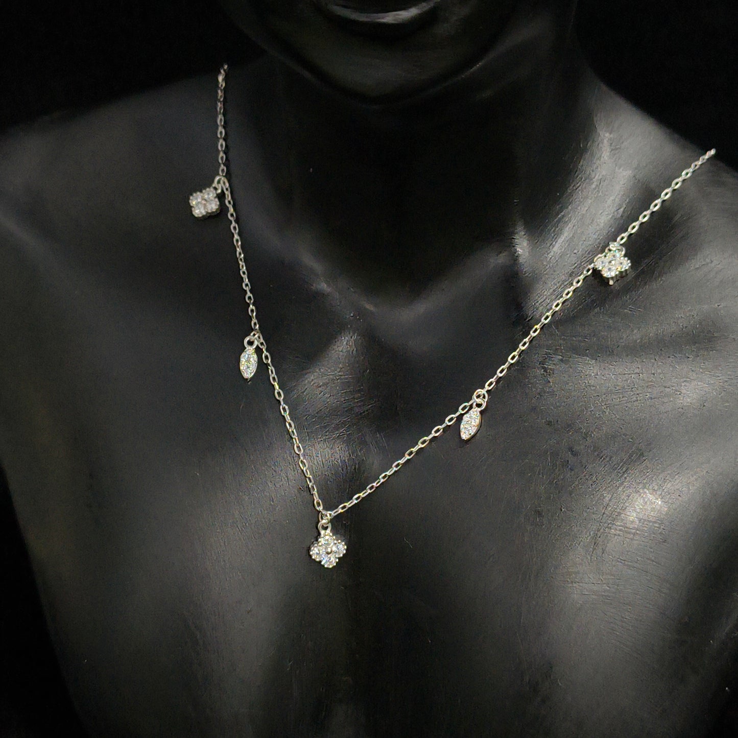 Silver Botanical Pendant