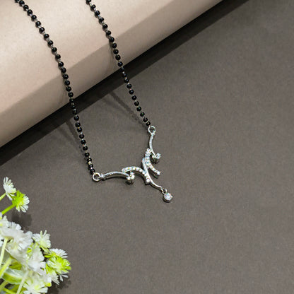 Silver Branch Mangalsutra