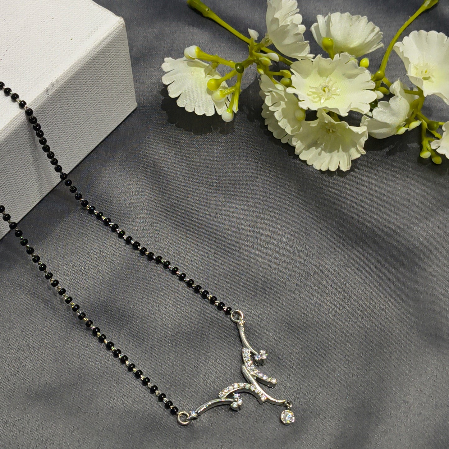 Silver Branch Mangalsutra