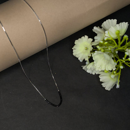 Silver Arc Mangalsutra