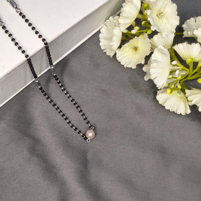 Silver Classic Pearl Mangalsutra