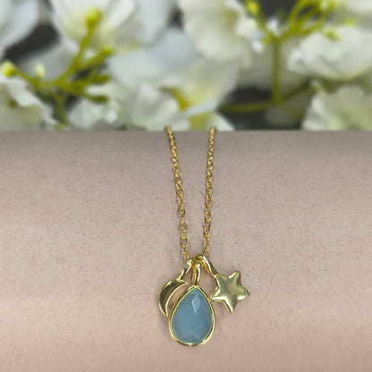 Gold Plated Trinaty Necklace