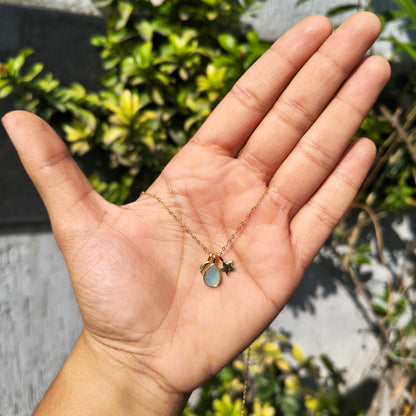 Gold Plated Trinaty Necklace