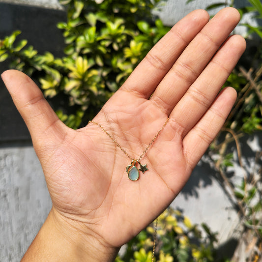 Gold Plated Trinaty Necklace