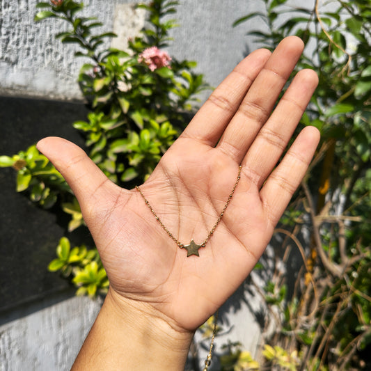 Gold Plated Starlet Necklace