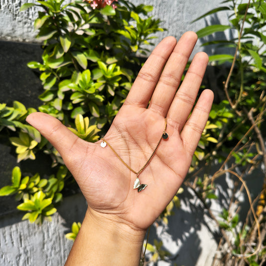 Gold Plated Butterfly Celeste Chain Necklace