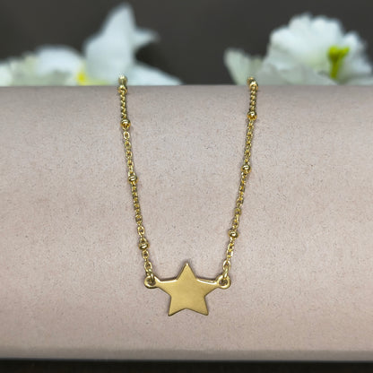 Gold Plated Starlet Necklace