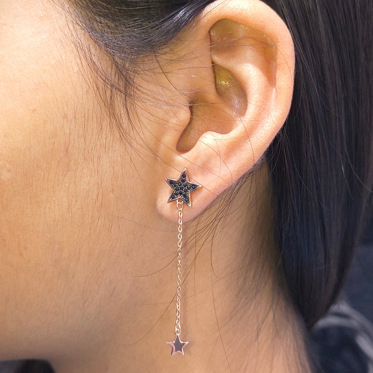 Star Moon Earrings