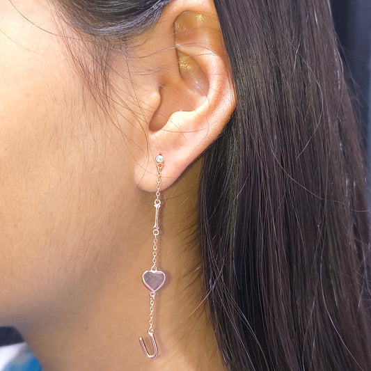 Love Link Dangle Earrings