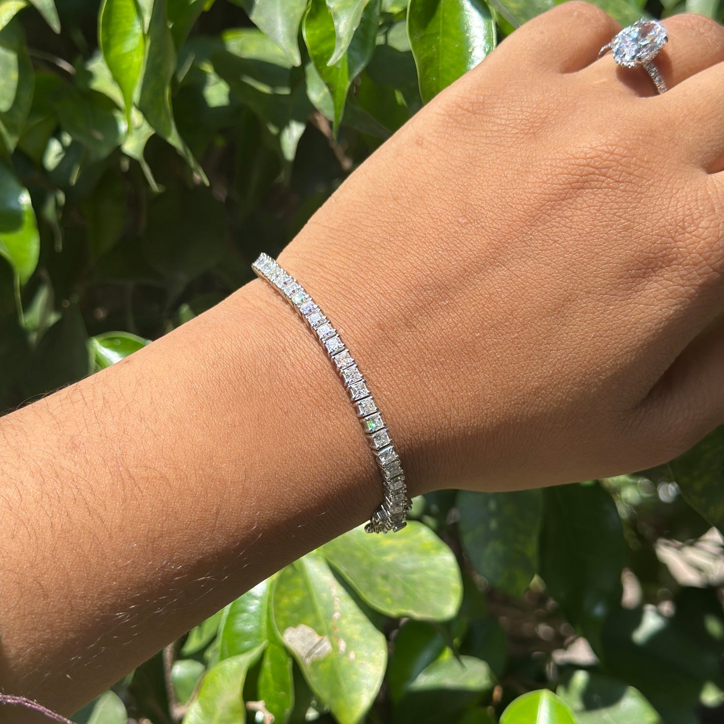 Silver Rivera Tennis Bracelet