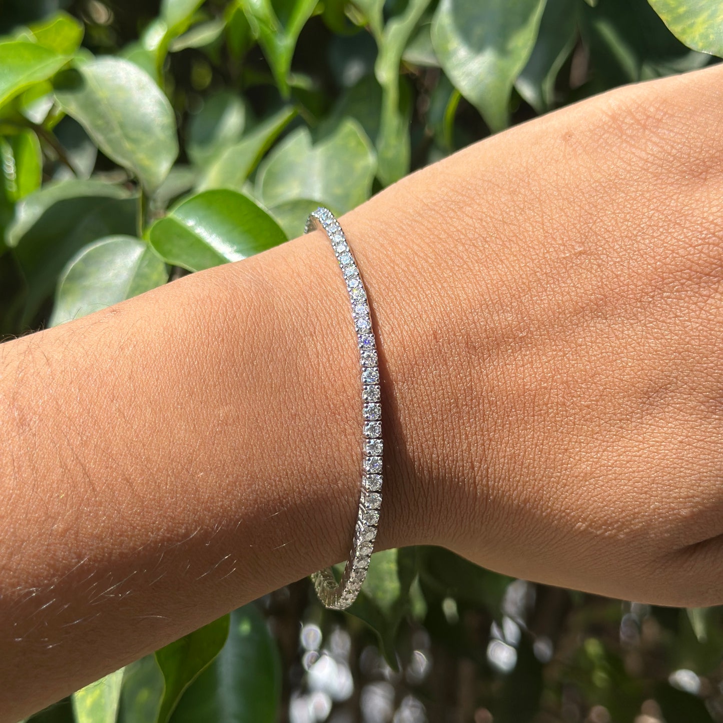 Silver Signature Tennis Bracelet