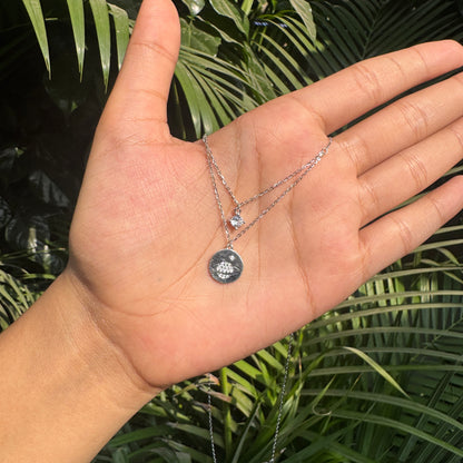 Silver Cosmic Orbit Pendant