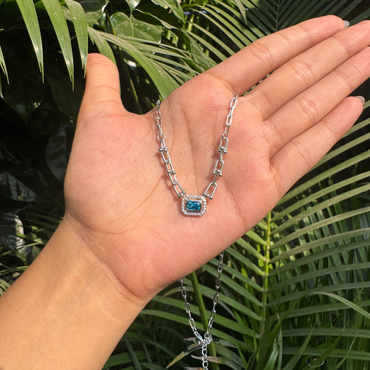 Silver Azure Pendant