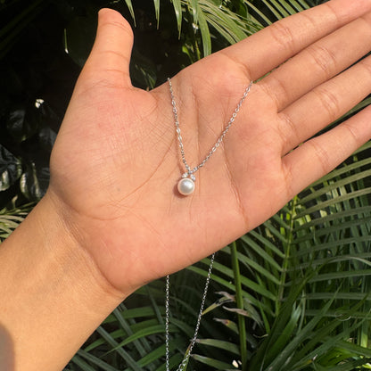Silver Pearl Pendant